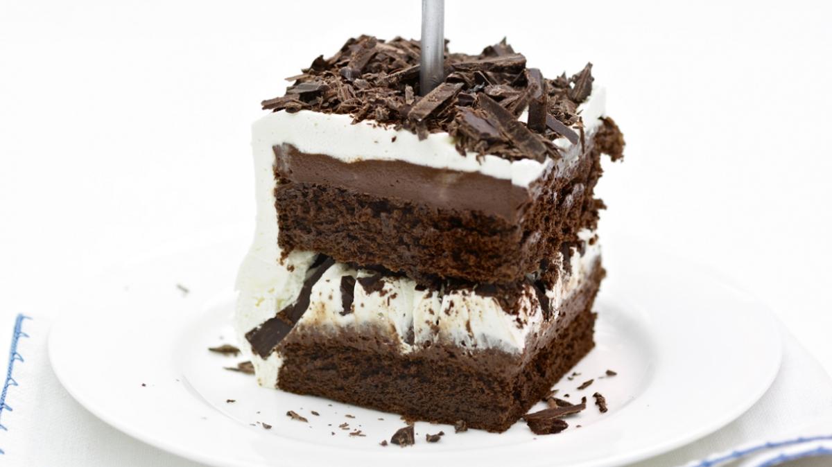 软绵绵巧克力蛋糕的图片