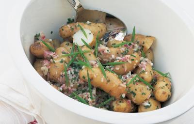 A picture of Delia's Anya Potato Salad with Shallots and Vinaigrette recipe