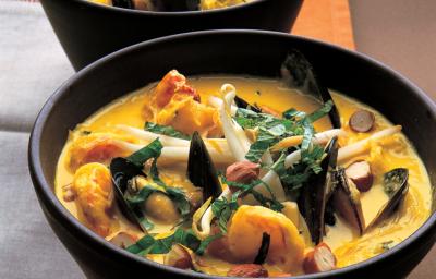 A picture of Delia's Seafood and Coconut Laksa recipe