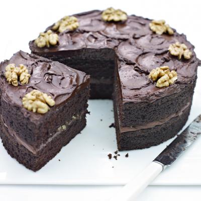 A picture of Delia's Chocolate Beer Cake recipe
