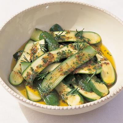 A picture of Delia's Marinated Courgettes with a Herb Vinaigrette recipe