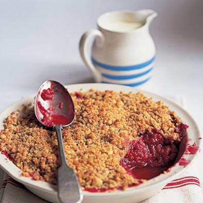 迪莉娅的照片# 039;Raspberry Crumble recipe