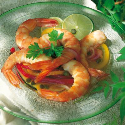 A picture of Delia's Hot and Sour Pickled Prawns recipe