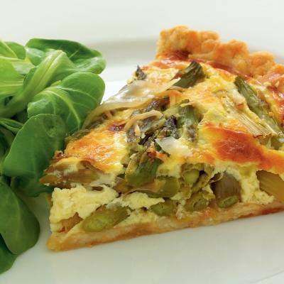 A picture of Delia's Asparagus and Cheese Tart recipe
