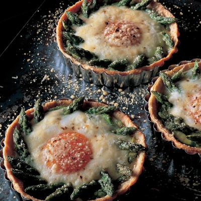 A picture of Delia's Asparagus, Cheese and Egg Tartlets recipe