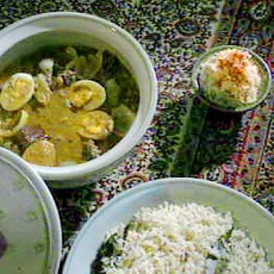 Delia's Sri Lankan Curry with Coconut Sambal食谱的图片